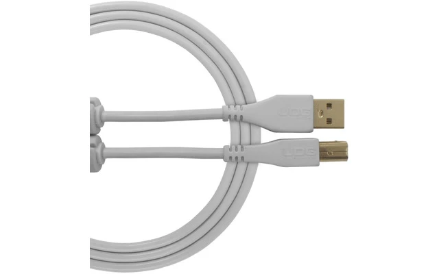 UDG Ultimate Cable USB 2.0 - Tipo A >> B - Blanco - 3 metros